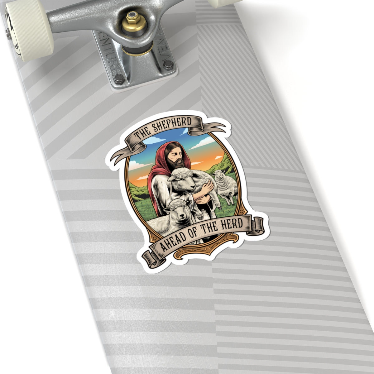 Vintage The Good Shepherd Kiss-Cut Stickers