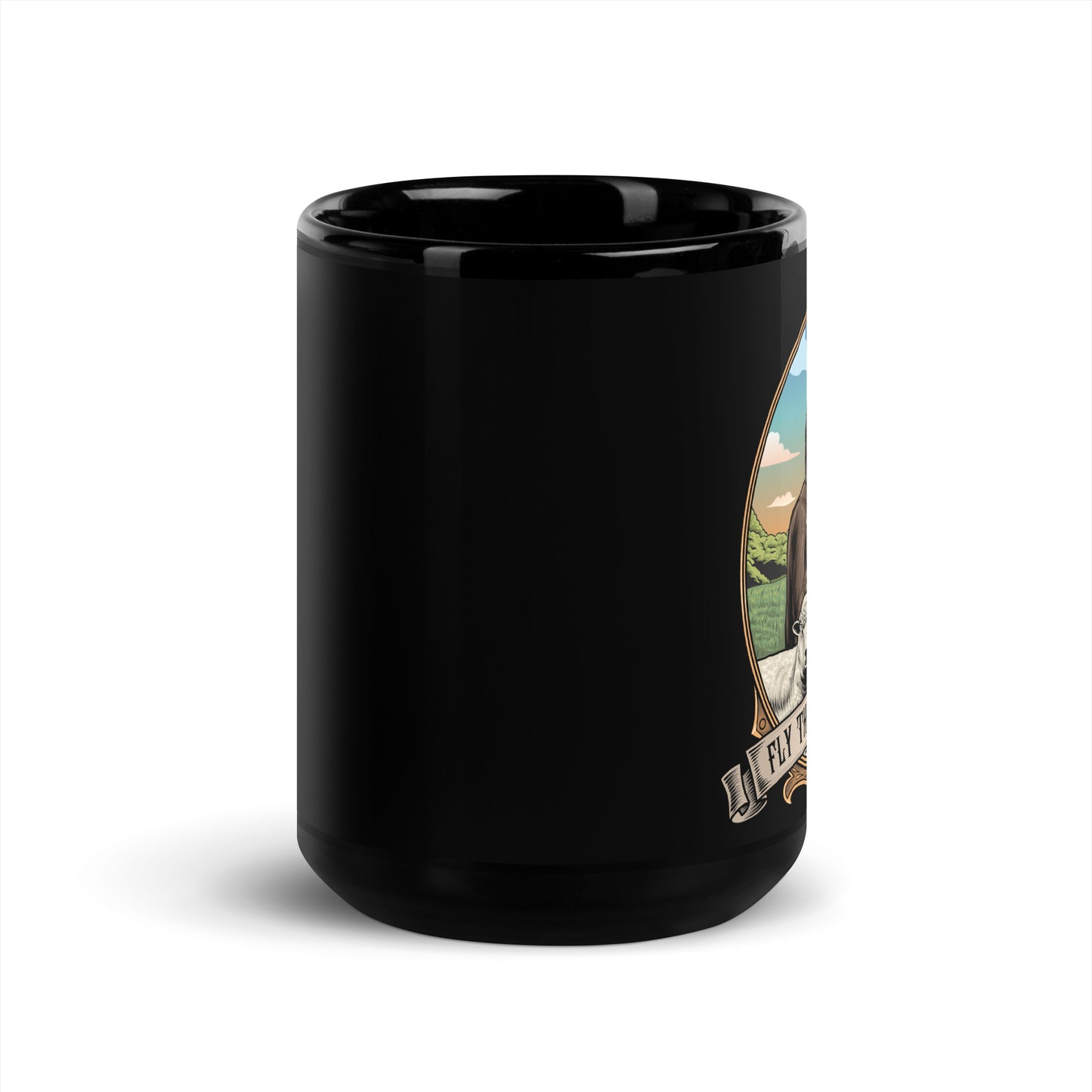 Black FTS Glossy Mug