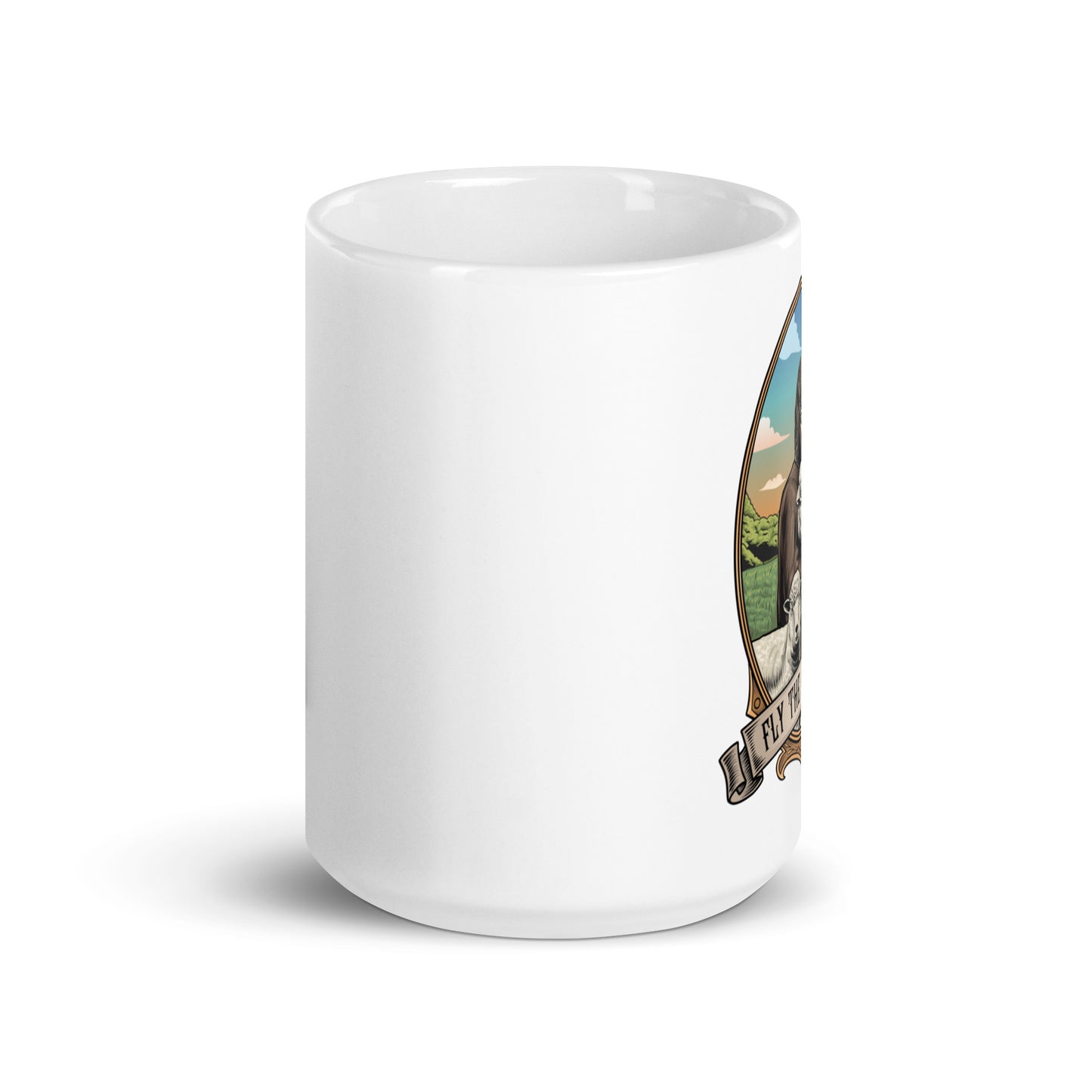 White FTS glossy mug