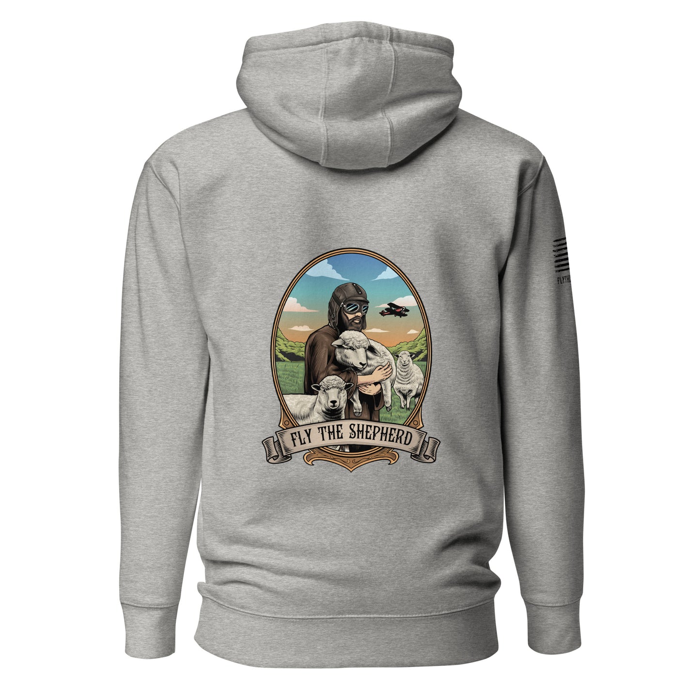 FTS B&W FLAG Premium Unisex Hoodie