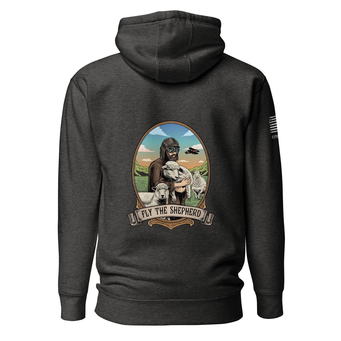 FTS B&W FLAG Premium Unisex Hoodie