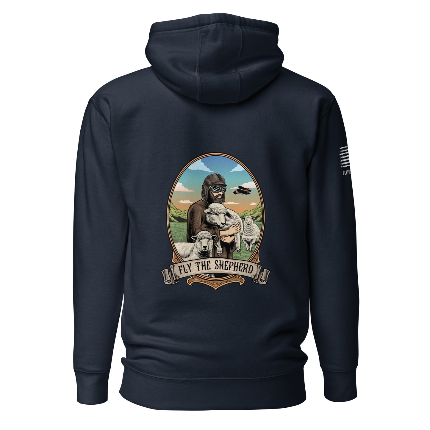 FTS B&W FLAG Premium Unisex Hoodie