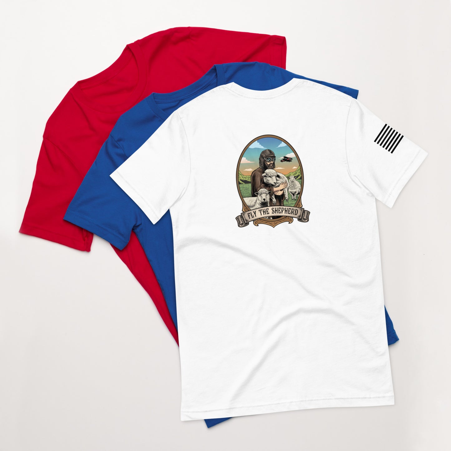 PATRIOT - FTS flag shirt - B&W flag